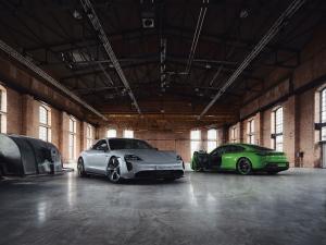 Porsche Taycan Turbo SportDesign Package 2020 года